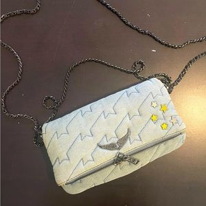 Zadig & Voltaire denim shoulder bag